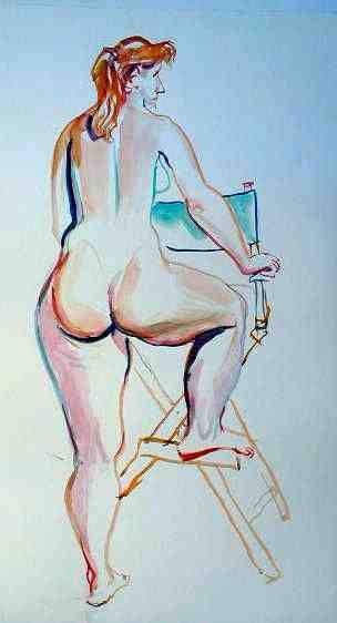 Red Head from Rear