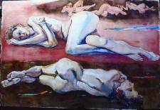 Five Reclining Nudes