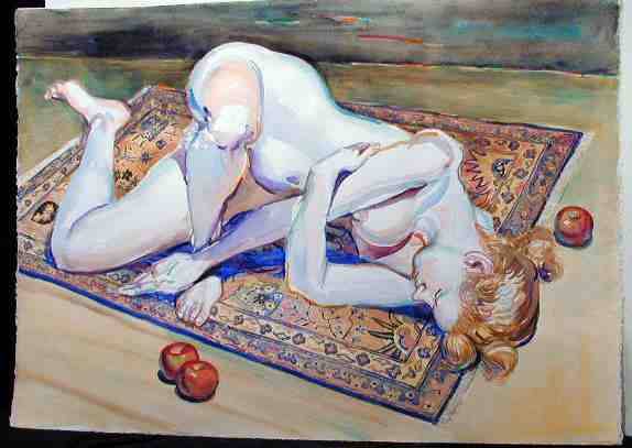 Nude with Apples