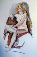 Seated Red head 2