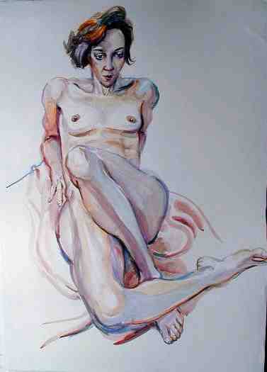 Seated Red Head 3